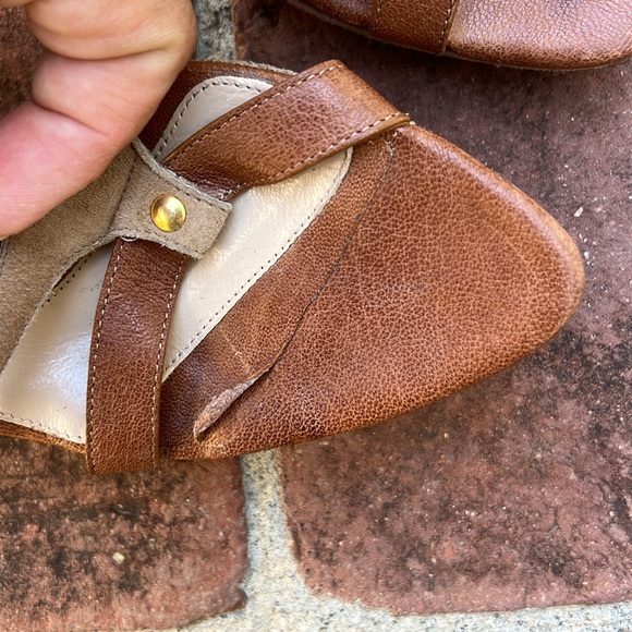 HERVE LEGER Suede / Leather Platform Sandal, Size 8.5. 🤎 - Picture 15 of 17